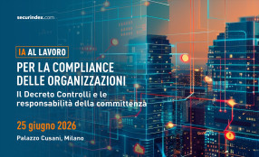 IA al lavoro per la compliance delle organizzazioni. Il Decreto Controlli e le responsabilità della committenza. Save-the-date
