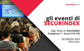 Gli eventi di securindex a SICUREZZA 2025. Prenota il tuo posto allo stand S19-T20 pad. 7