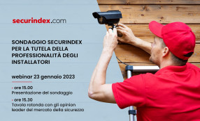 Webinar sul sondaggio di securindex per la tutela della professionalità degli installatori. Save the date