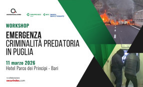 Workshop: Attacchi agli ATM e ai portavalori in Puglia, da emergenza a opportunità. Bari, 11 marzo 2026