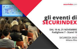 Gli eventi di securindex a SICUREZZA 2025. Prenota il tuo posto allo stand S19-T20 pad. 7